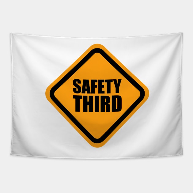 Safety Third Bumper Tapestry by Zakzouk-store