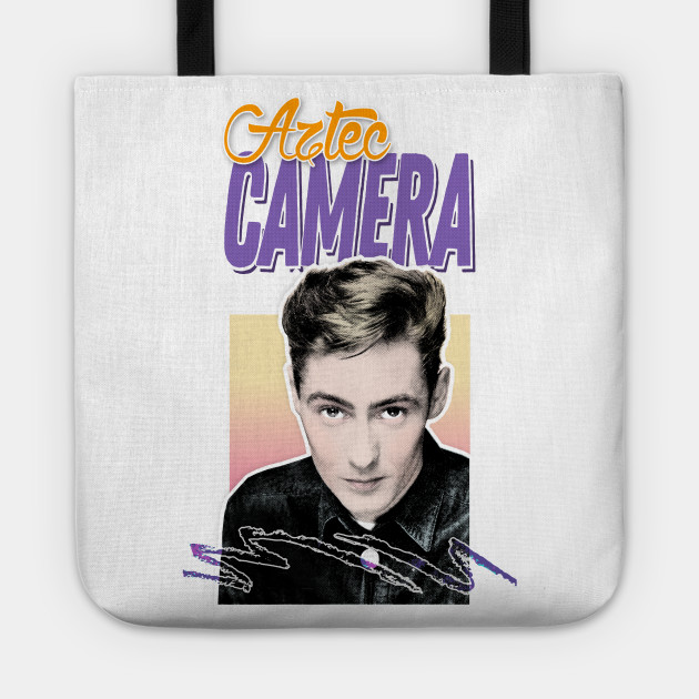 Vintage Style Aztec Camera 80s Aesthetic Design Aztec Camera Tote Teepublic