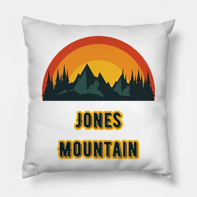 Jones Mountain Pillow by Canada Cities