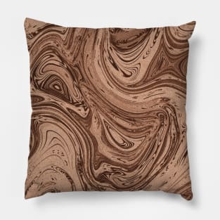 Brown Marble Neck Gator Brown Marble Pillow