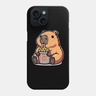 Baby Capy Cute Capybara French Fries Phone Case