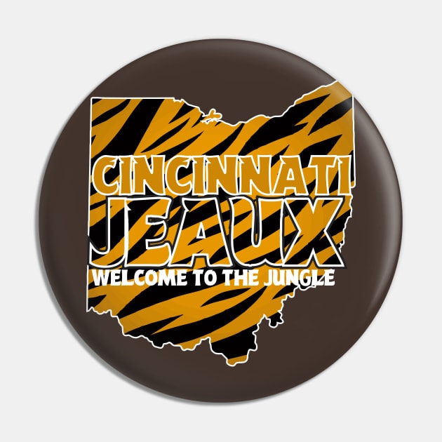 Cincinnati Jeaux Burrow Pin by RUS