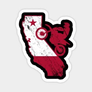 California Supercross Redline Wheelie Co Magnet