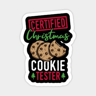 Certified Christmas Cookie Tester Magnet