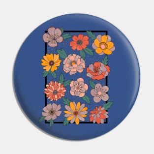 Retro Bloom Pin