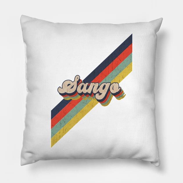 retro vintage color Sango Pillow by HarryMarket