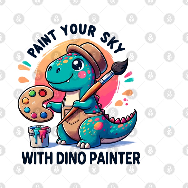 Creative Dino Artist by WEARWORLD