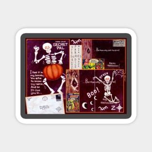 Zodiac Killer- Secret Pal Halloween Card 'Collage' Design Magnet