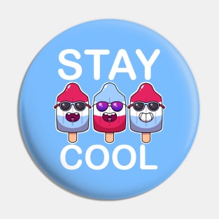 Stay Cool Popsicles Pin