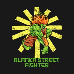 Blanka Street Fighter Retro Japanese T-Shirt