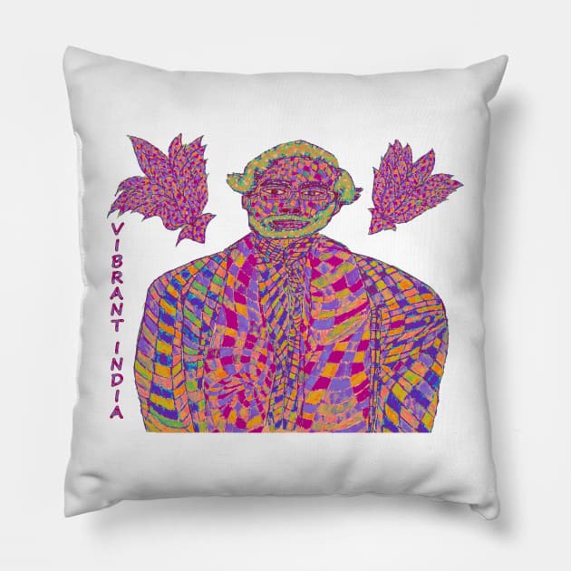 Namo | Terence McKenna 3 Pillow by indusdreaming