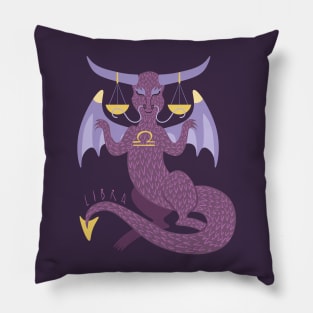 Libra Dragon Pillow