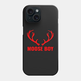 MOOSE BOY RED/BLACK Phone Case