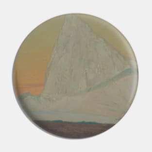 Iceberg and Ice Flower by Frederic Edwin Church Pin