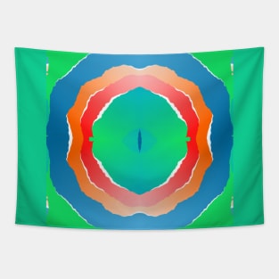 Kaleidoscope Multi Green Tapestry