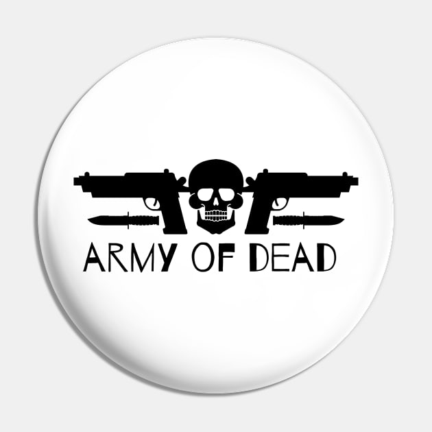 Army of dead gun skull Pin by Risset