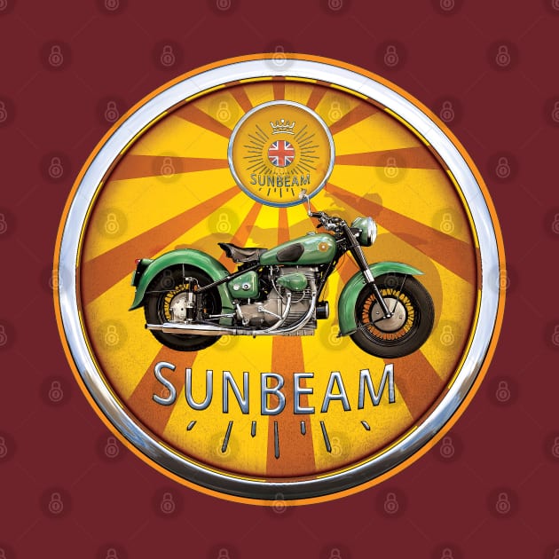 Sunbeam Motorcycles England by Midcenturydave