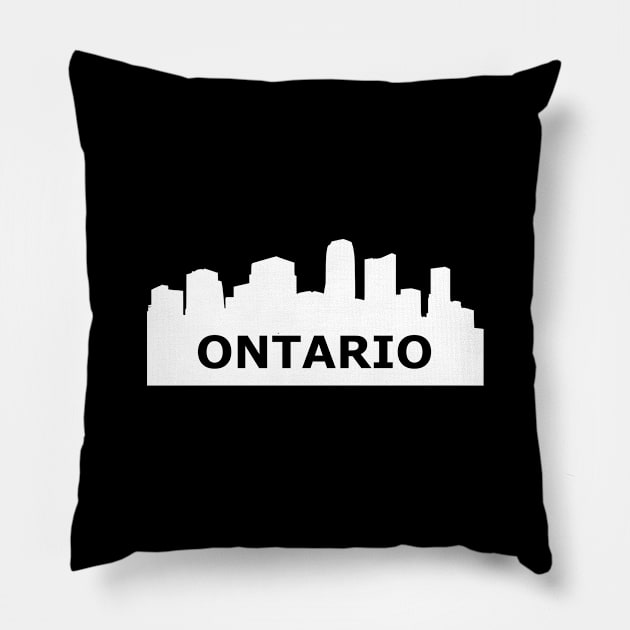 Ontario Skyline Pillow by gulden