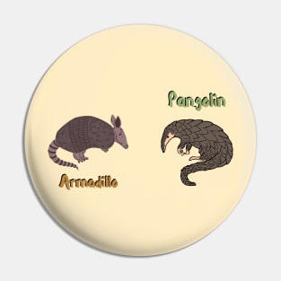 Armadillo Pangolin Pin