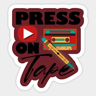 Press Play Stickers, Unique Designs