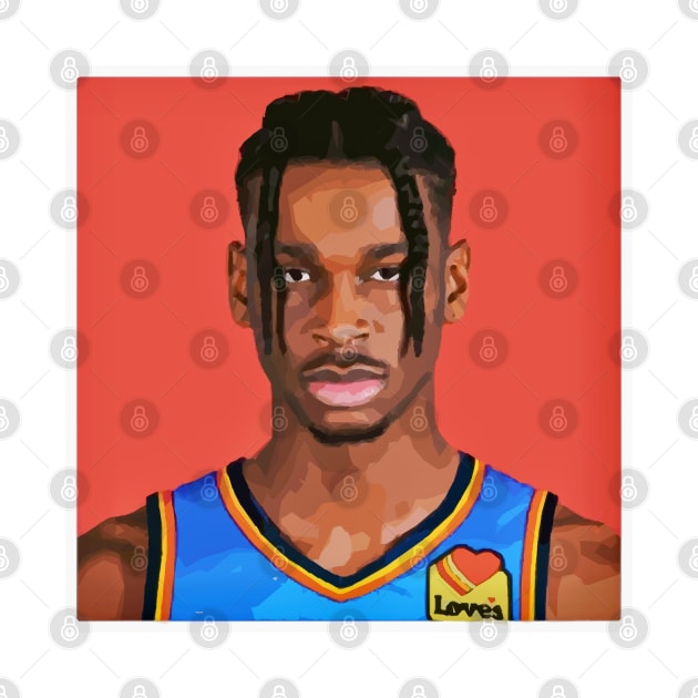 Shai Gilgeous-Alexander by Playful Creatives