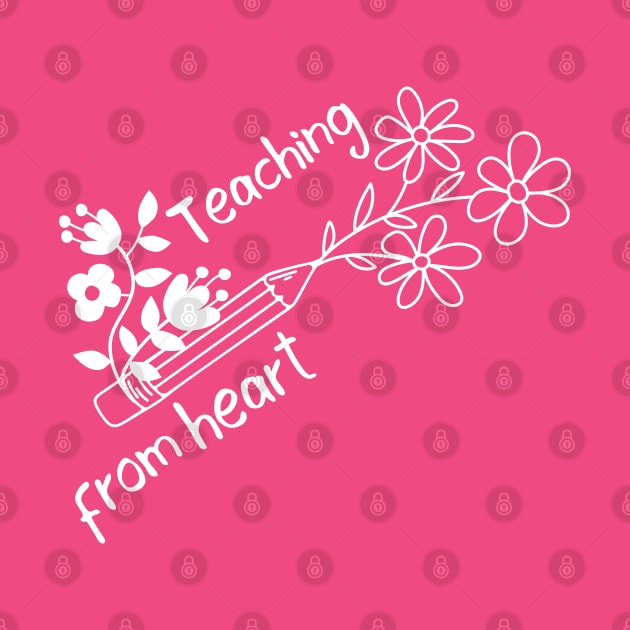 Teaching from heart by Vibe Check T-shirts