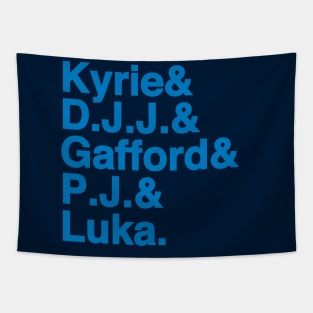 Dallas Basketball Tapestry