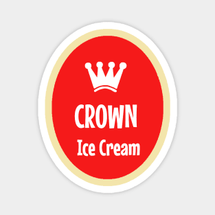 Crown Ice Cream Magnet