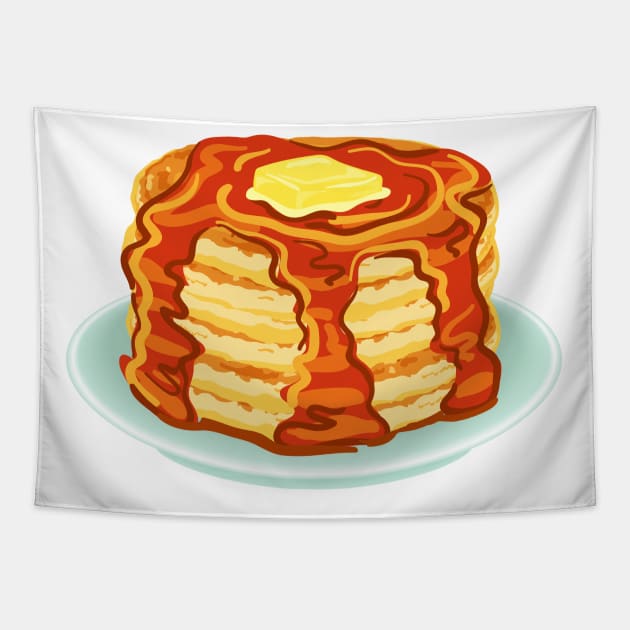 Fresh Pancakes Tapestry by SWON Design