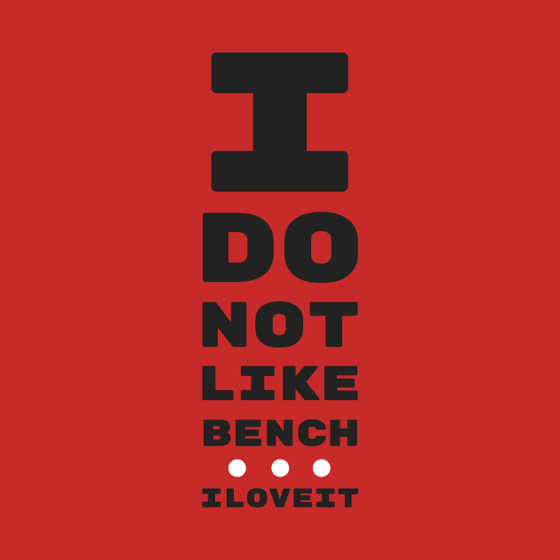 I DO NOT LIKE BENCH... I LOVE IT! | 3 WHITE LIGHTS by ChristophZombie