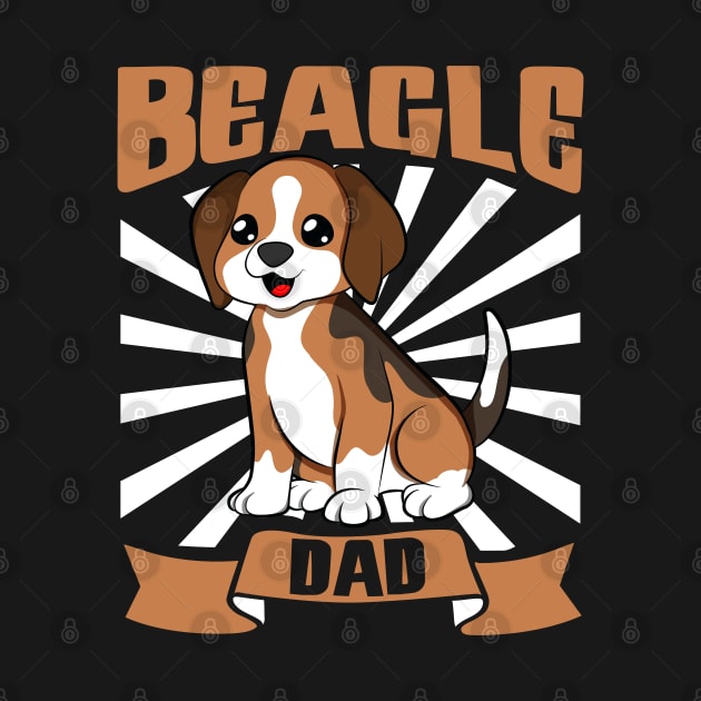 Beagle Dad - Beagle by Modern Medieval Design