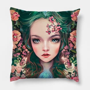 Cute Fairy Girl Pillow