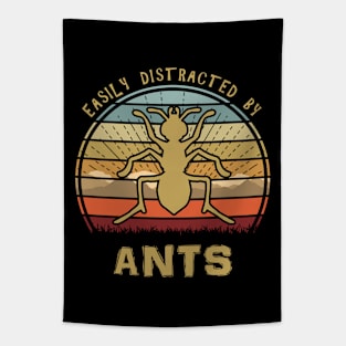 Easily Distracted By Ants Tapestry