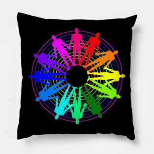 Awaken Man Mandala Pillow