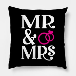 Mr and Mrs Wedding Pillow