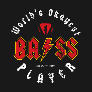 world's okayest bass player T-Shirt