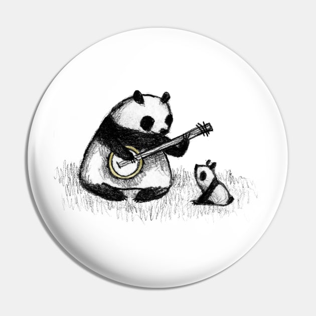 Banjo Panda Pin by Sophie Corrigan