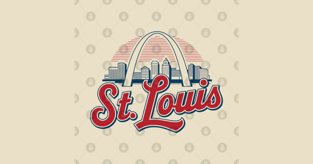 St. Louis Gateway Arch, Iconic City Pride - St Louis - T-Shirt | TeePublic