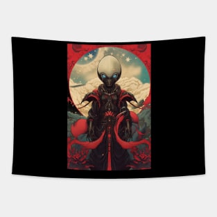 Samurai alien Tapestry