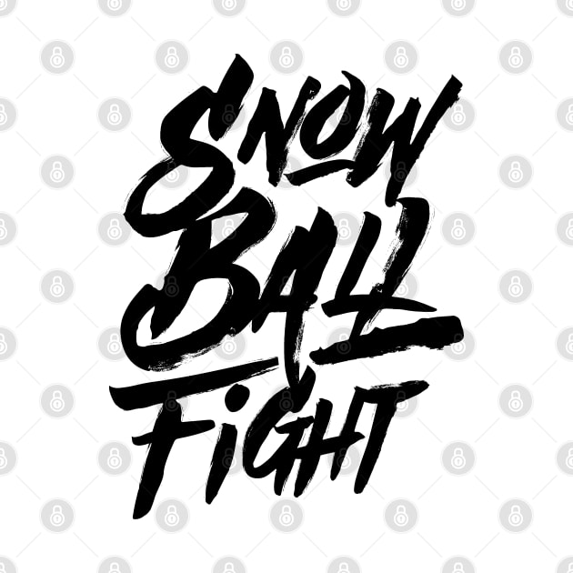 Snowball Fight Snowballs Throw Winter Game Player by dr3shirts