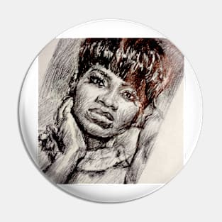 BLACK WOMAN IN THE MIRROR Pin