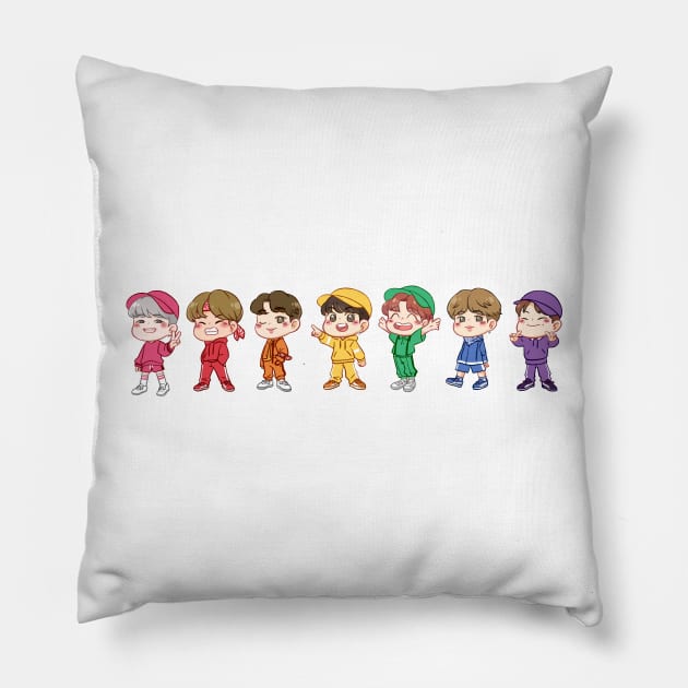 BTS all members Pillow by K-pop design shop