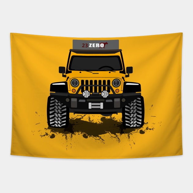 [Jeep] Clueless Overlanding 'Yellow' Tapestry by sojeepgirl