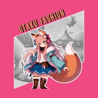 Otaku Fashion - Nekomimi Fantasy Design T-Shirt