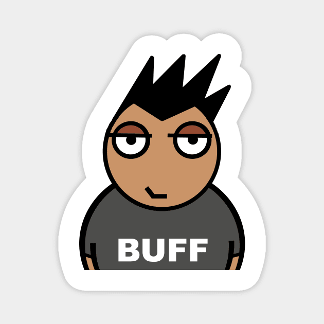 BUFF. big and beefy Magnet by Cheeky Greetings