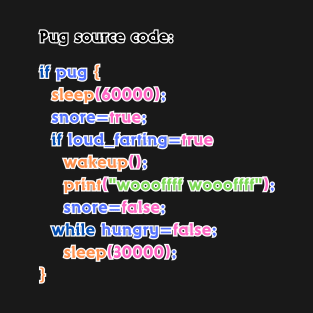 Pug source code T-Shirt