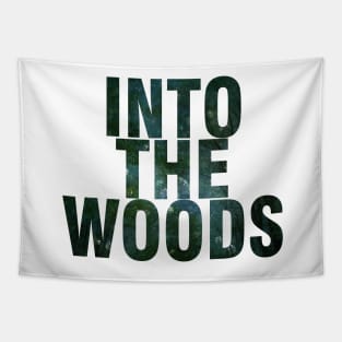 Into the woods | Darker Green Tapestry