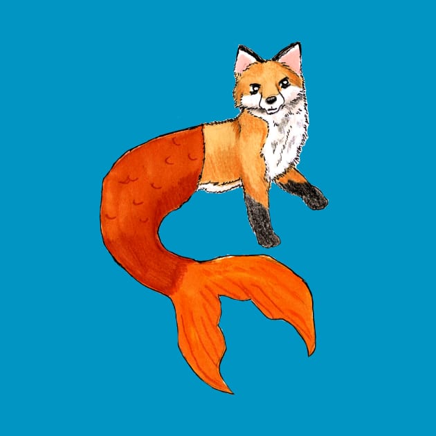 Fox Mermaid by BrittaniRose