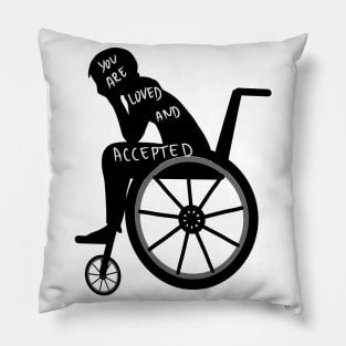 Disability girl Pillow