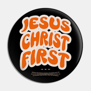 Jesus Christ First Pin